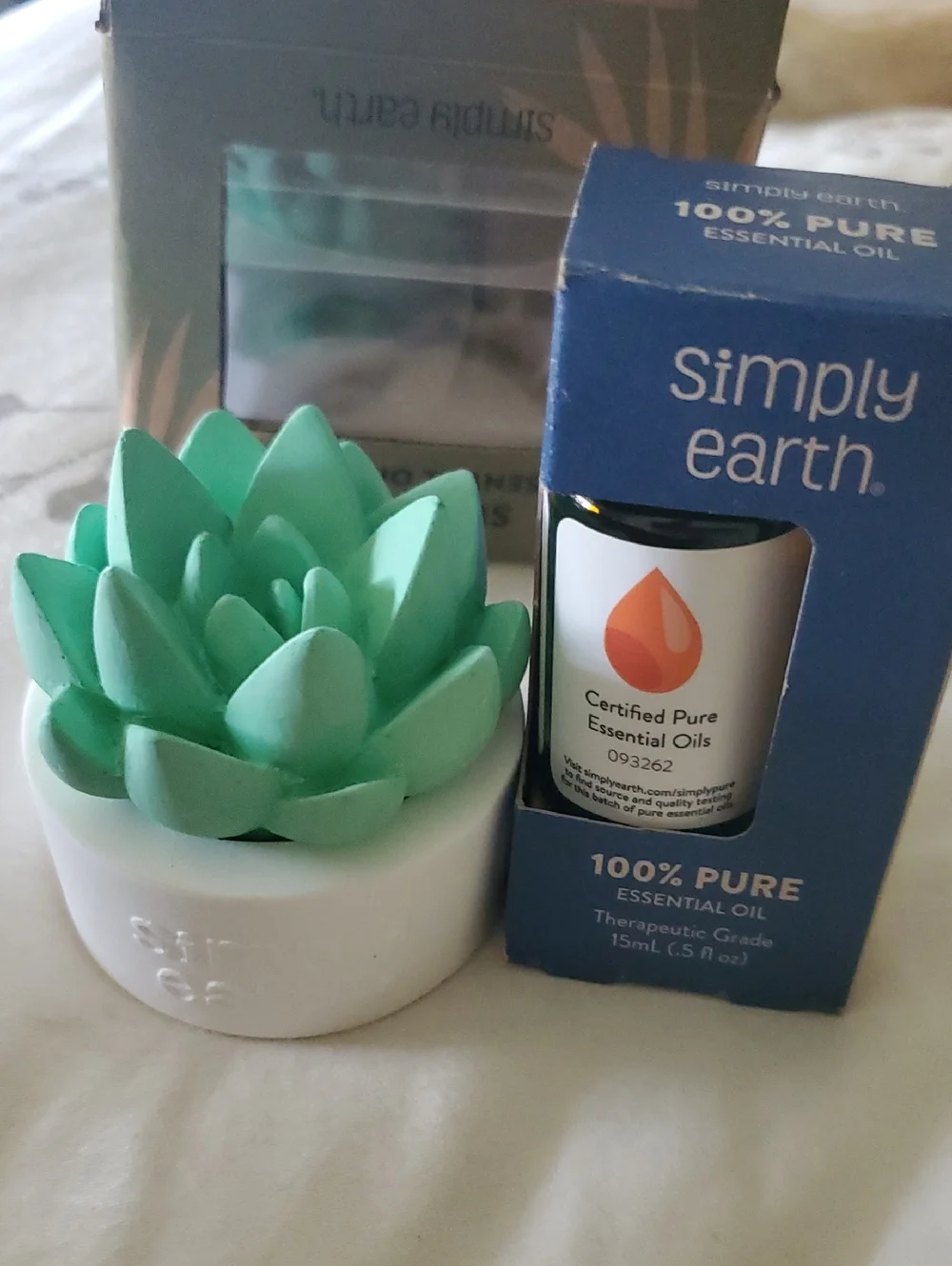 Essential Oil Cactus Diffuser And Orange Oil Bundle